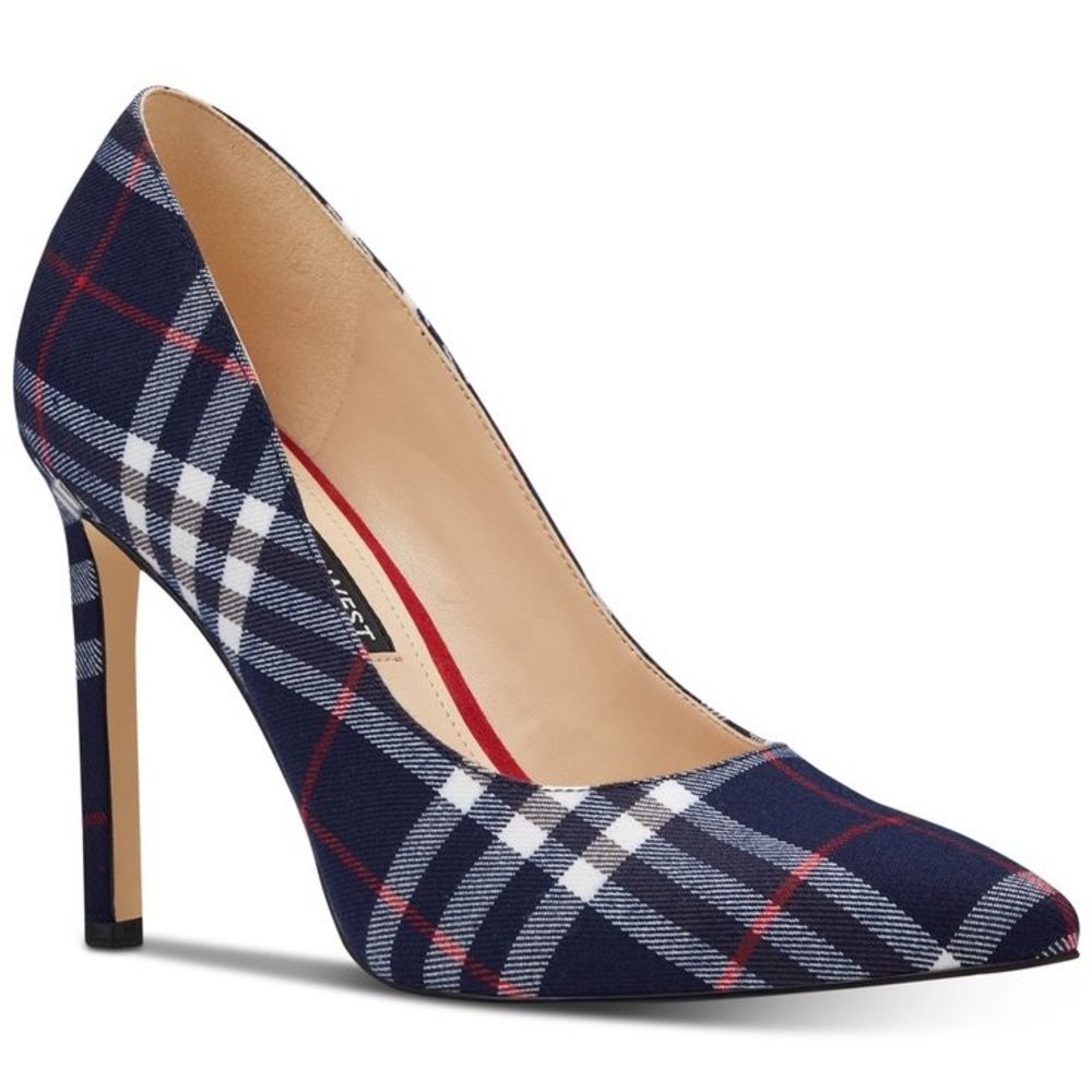 Nine West Plaid Stiletto Heel